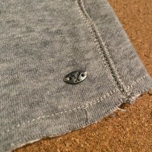 American Eagle Cropped Gray Sweatshirt - Original Rough Cut